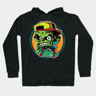 Zombie Skateboarding Hoodie